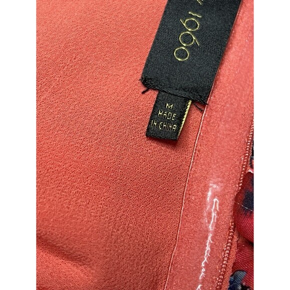 House Of Harlow 1960 Revolve Burna Blouse In Red Poppy Floral Women Size Medium - Picture 10 of 12